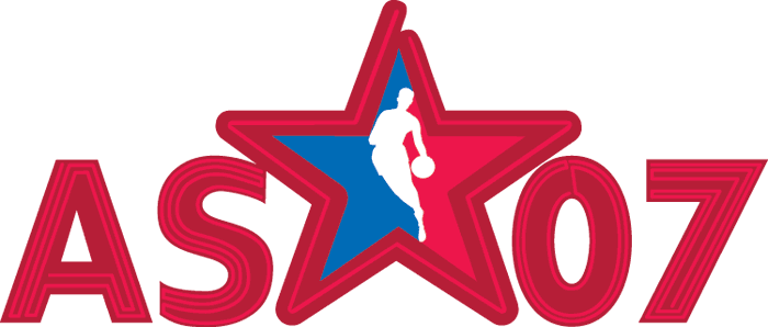 NBA All-Star Game 2007 Wordmark Logo DIY iron on transfer (heat transfer)